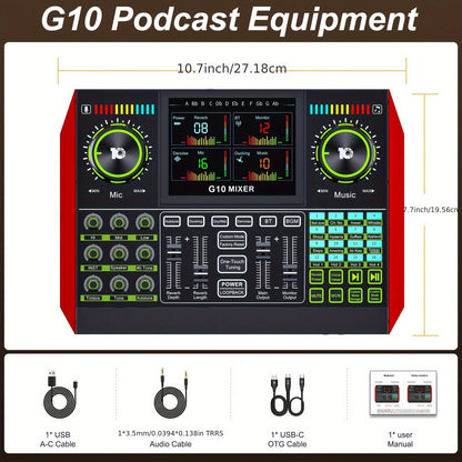 Portable Karaoke System shown in the G10 Mixer option