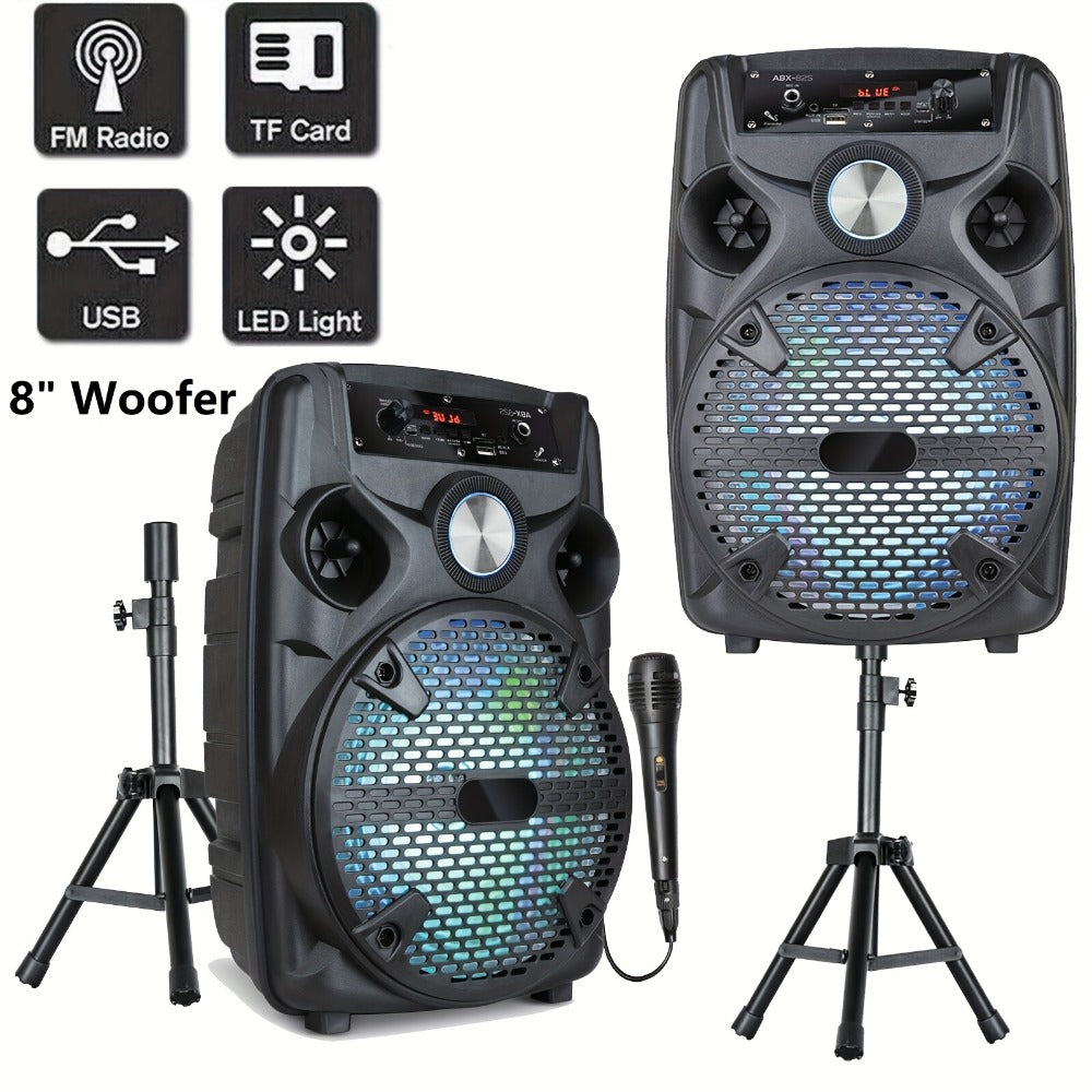 Portable PA Speaker, 15-inch Woofer, Sound Activated, Remote Control, Wireless for Parties detail image - detail view 5