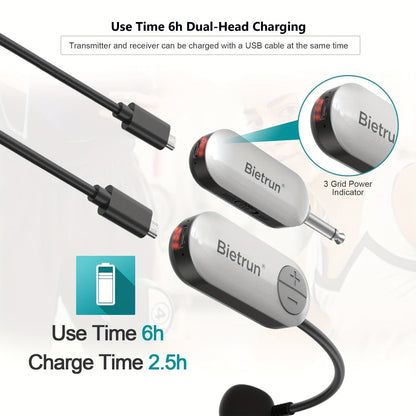 Portable PA Speaker, 165ft, Wireless, USB, Microphone, Headset for Parties and Karaoke detail image - detail view 6