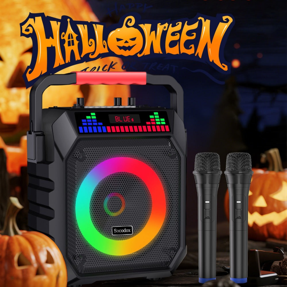 Portable PA Speaker, 20W, Wireless, USB, Karaoke, System, Featuring for Parties detail image - detail view 9