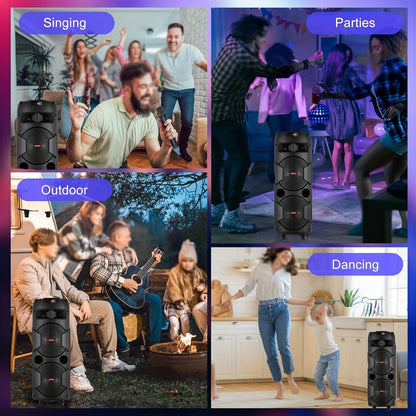 Portable PA Speaker, 36V, Wireless, USB, System, Built-In for Parties and Karaoke detail image - detail view 11