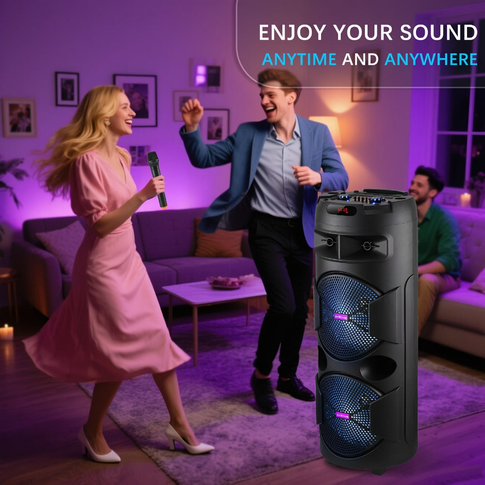 Portable PA Speaker, 36V, Wireless, USB, System, Built-In for Parties and Karaoke detail image - detail view 13