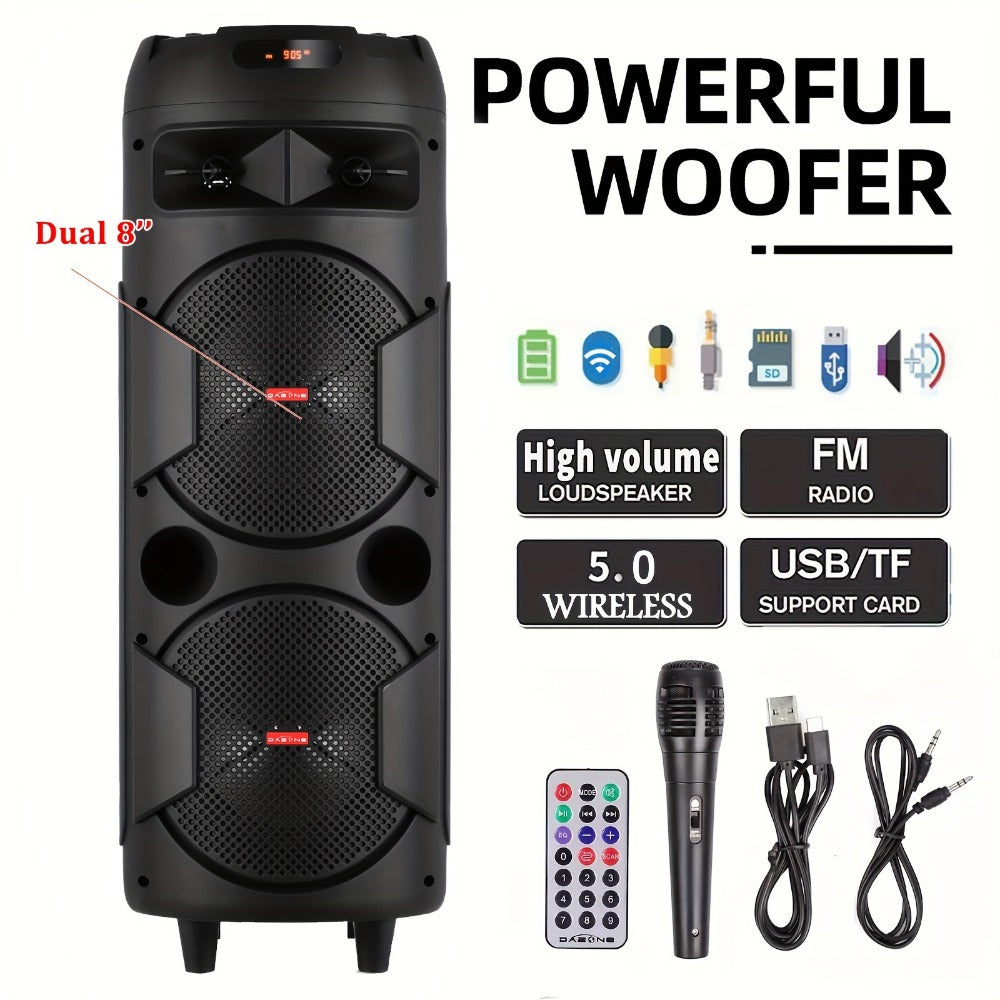 Portable PA Speaker, 36V, Wireless, USB, System, Built-In for Parties and Karaoke detail image - detail view 3
