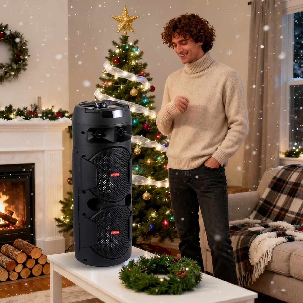 Portable PA Speaker, 36V, Wireless, USB, System, Built-In for Parties and Karaoke detail image - detail view 6
