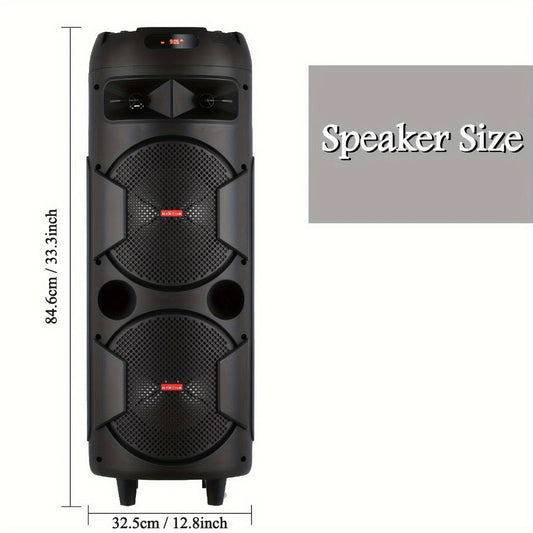 Portable PA Speaker, 59cm, Remote Control, Bluetooth, Dual, Karaoke for Parties detail image