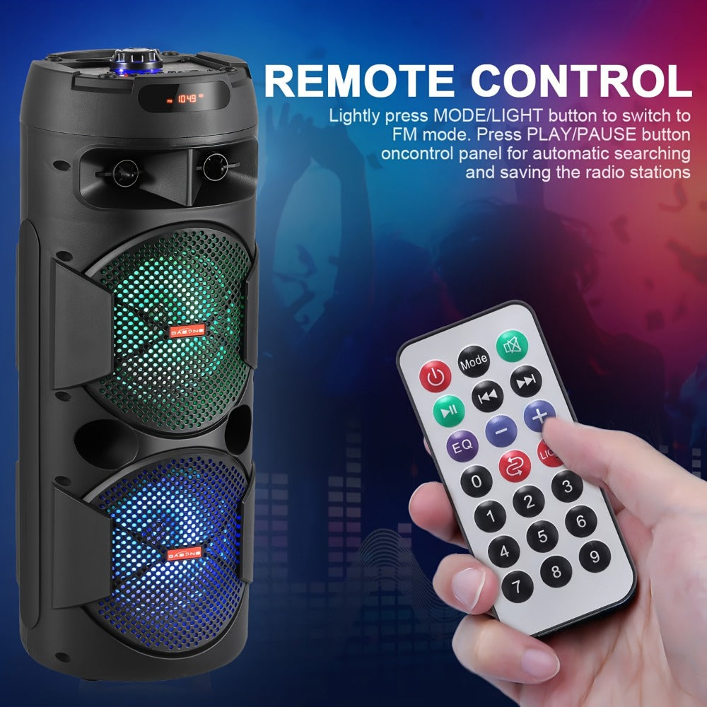 Portable PA Speaker, 59cm, Remote Control, Bluetooth, Dual, Karaoke for Parties detail image - detail view 7