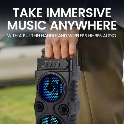 Portable PA Speaker, 8800W, RGB, Bluetooth, Wireless for Parties and Karaoke detail image - detail view 11
