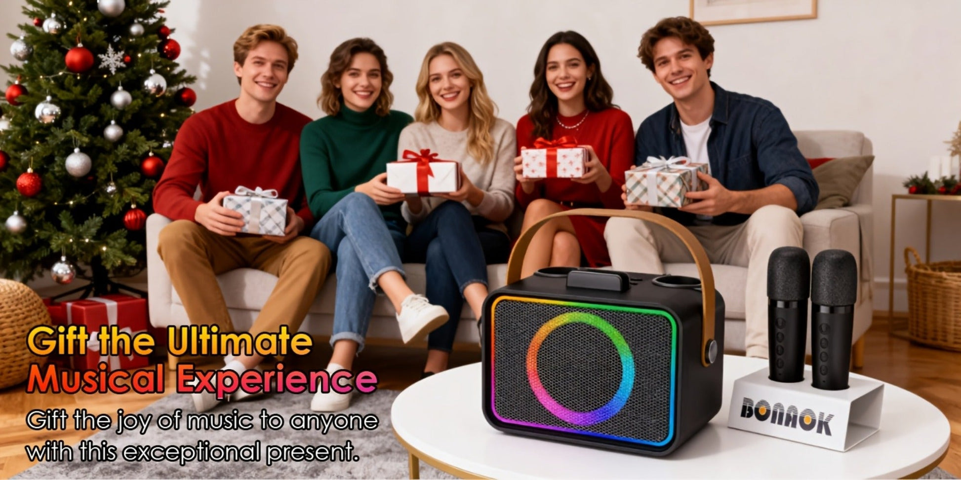 Portable PA Speaker, Black, Wireless, USB, Karaoke, Machine, Microphones for Parties detail image - detail view 9