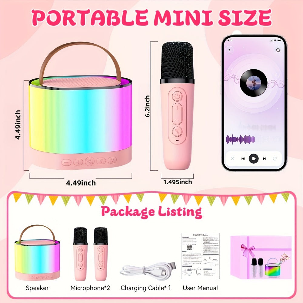 Portable PA Speaker, Blue Upgraded Version, Wireless, USB-C, Mini, Karaoke, Machine detail image - detail view 12