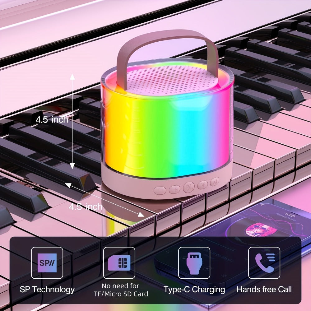 Portable PA Speaker, Blue Upgraded Version, Wireless, USB-C, Mini, Karaoke, Machine detail image - detail view 9