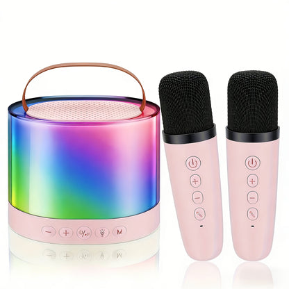 Portable PA Speaker shown in the Pink (high-end version) option