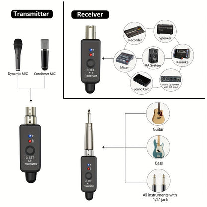Portable PA Speaker, Condenser, Wireless, Microphone, Transmitter for Parties and Karaoke detail image - detail view 11