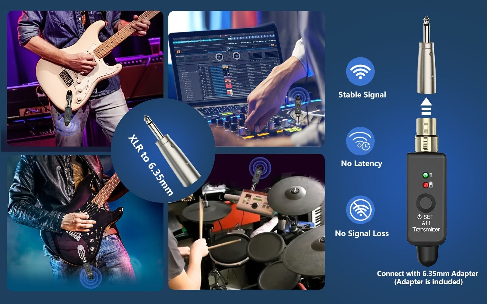 Portable PA Speaker, Condenser, Wireless, Microphone, Transmitter for Parties and Karaoke detail image - detail view 15