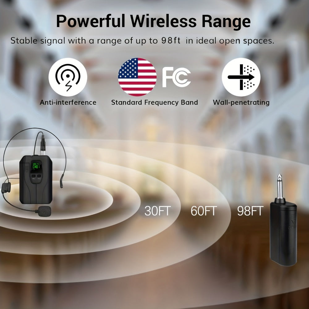 Portable PA Speaker, Dual Wireless, Wireless, Rechargeable, Dual, Lapel/Lavalier detail image - detail view 4