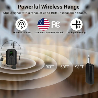 Portable PA Speaker, Dual Wireless, Wireless, Rechargeable, Dual, Lapel/Lavalier detail image - detail view 4