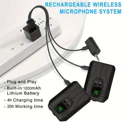 Portable PA Speaker, Dual Wireless, Wireless, Rechargeable, Dual, Lapel/Lavalier detail image - detail view 7
