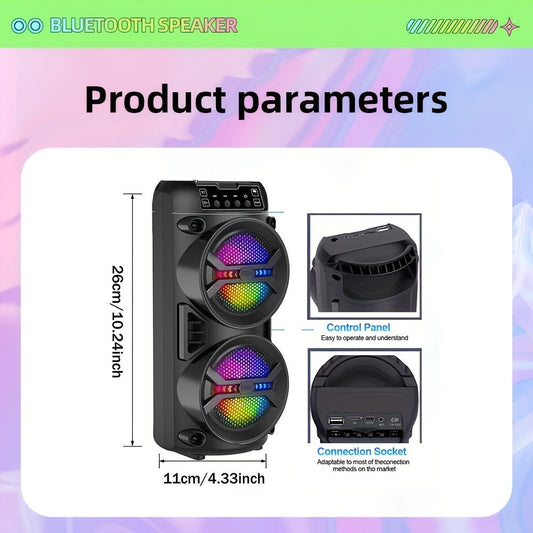 Portable PA Speaker, Dynamic, RGB, Wireless, Peak, 6500W for Parties and Karaoke detail image