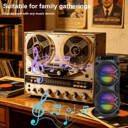 Portable PA Speaker, Dynamic, RGB, Wireless, Peak, 6500W for Parties and Karaoke detail image - detail view 4