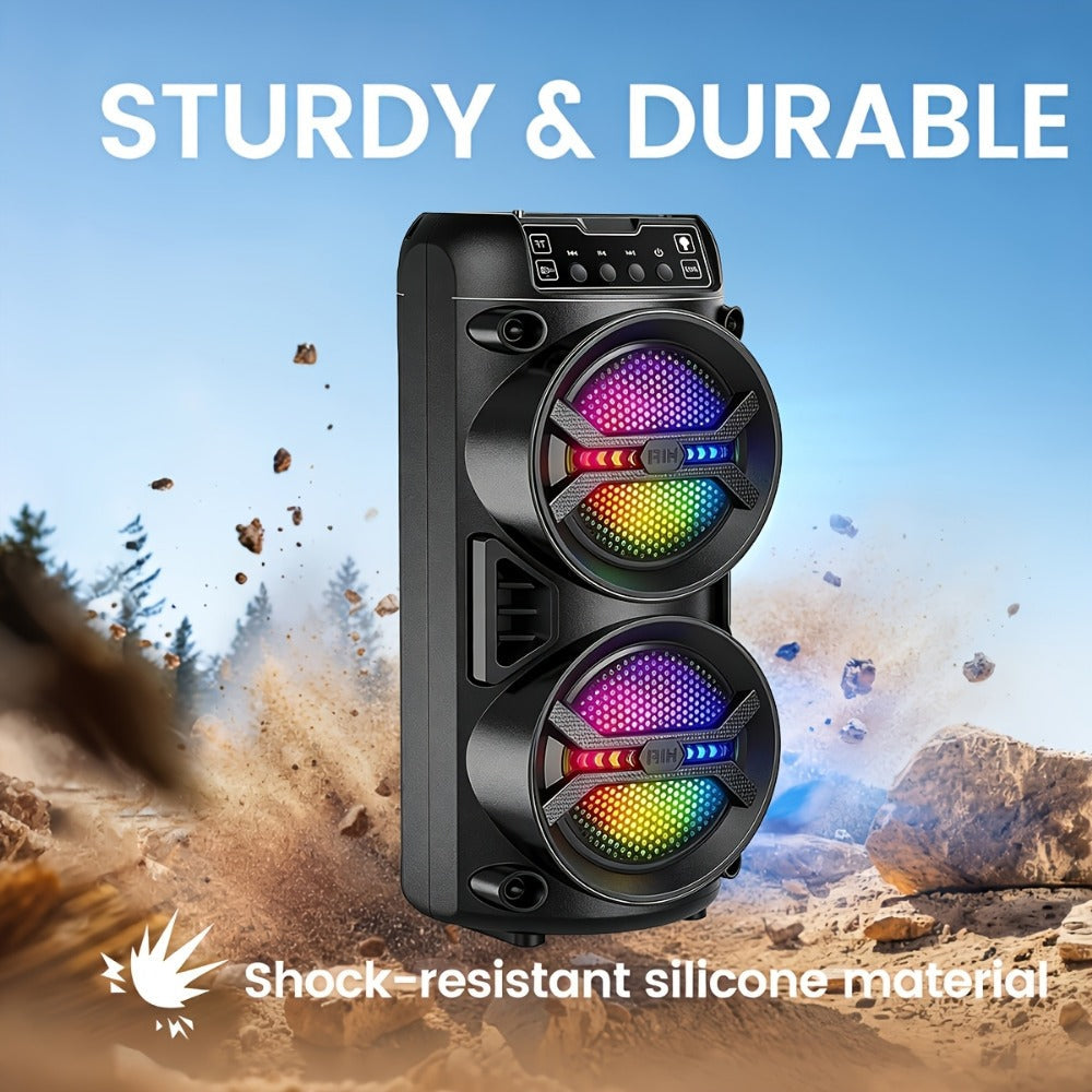 Portable PA Speaker, Dynamic, RGB, Wireless, Peak, 6500W for Parties and Karaoke detail image - detail view 5
