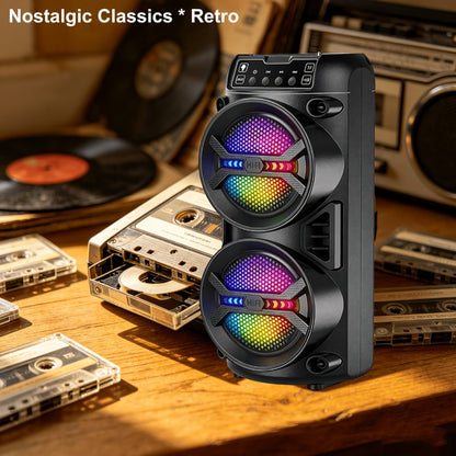 Portable PA Speaker, Dynamic, RGB, Wireless, Peak, 6500W for Parties and Karaoke detail image - detail view 6