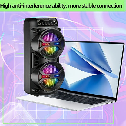 Portable PA Speaker, Dynamic, RGB, Wireless, Peak, 6500W for Parties and Karaoke detail image - detail view 8
