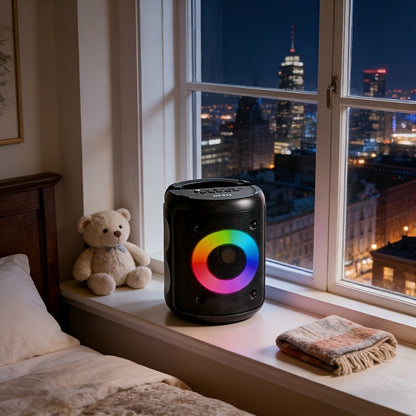 Portable PA Speaker shown in the Black - No Microphone option
