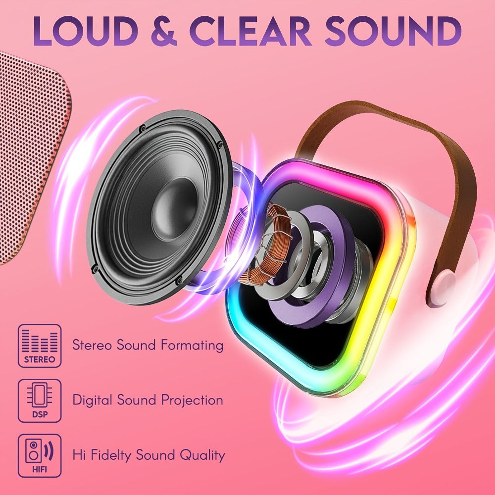 Portable PA Speaker, K12, RGB, Wireless, Karaoke, Machine for Parties and Karaoke detail image - detail view 5