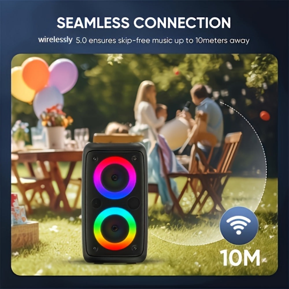 Portable PA Speaker, Karaoke Party, RGB, Wireless, Karaoke, Party for Parties and Karaoke detail image - detail view 11