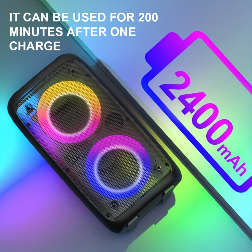 Portable PA Speaker, Karaoke Party, RGB, Wireless, Karaoke, Party for Parties and Karaoke detail image - detail view 8