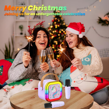 Portable PA Speaker, pink color, Bluetooth, Wireless, Unicorn, Karaoke for Parties detail image - detail view 6