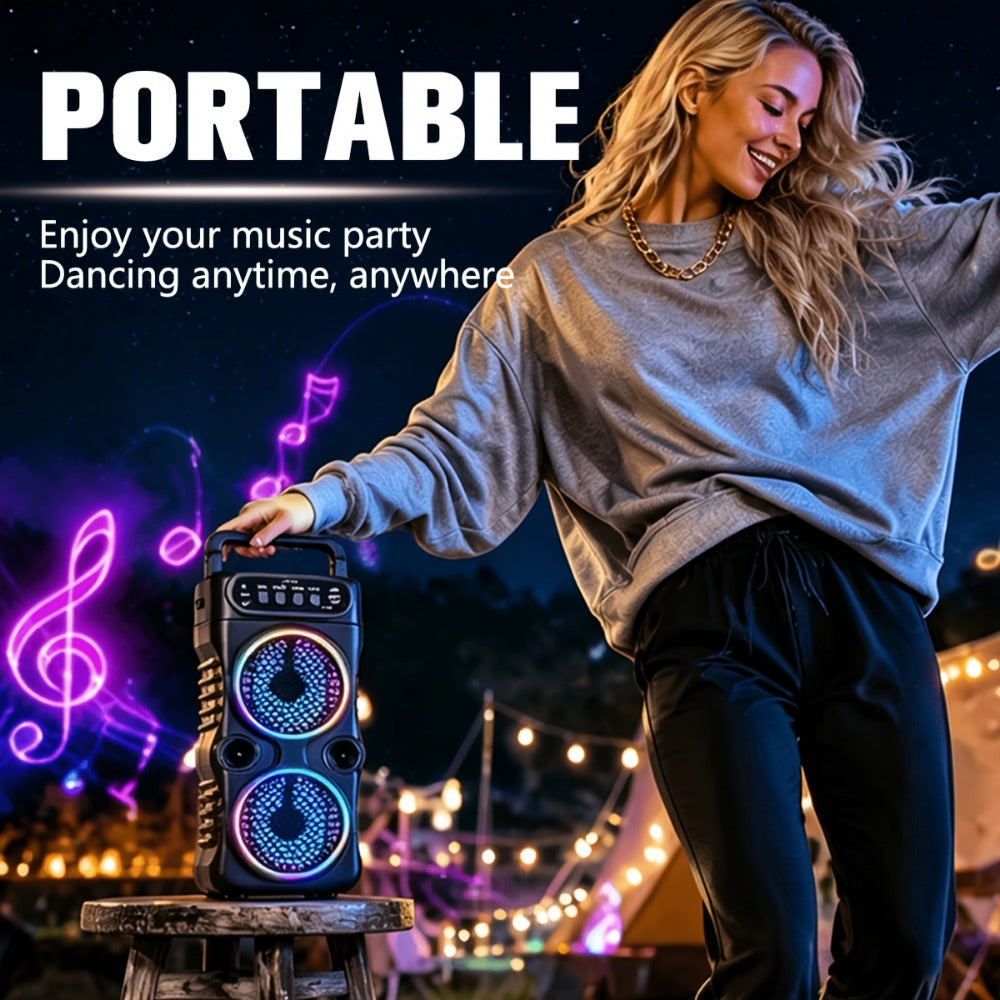 Portable PA Speaker, Professional Speaker, USB, Portable, Professional, Party, Subwoofer detail image - detail view 4