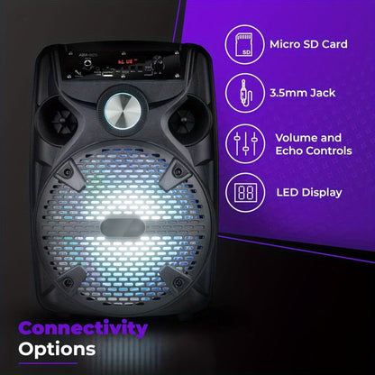 Portable PA Speaker, Rechargeable, Bluetooth, Wireless, 1100W, Subwoofer for Parties detail image - detail view 10