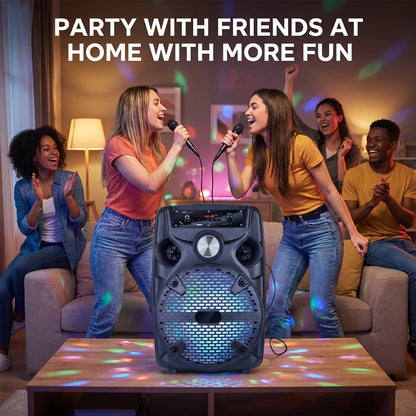 Portable PA Speaker, Rechargeable, Bluetooth, Wireless, 1100W, Subwoofer for Parties detail image - detail view 4