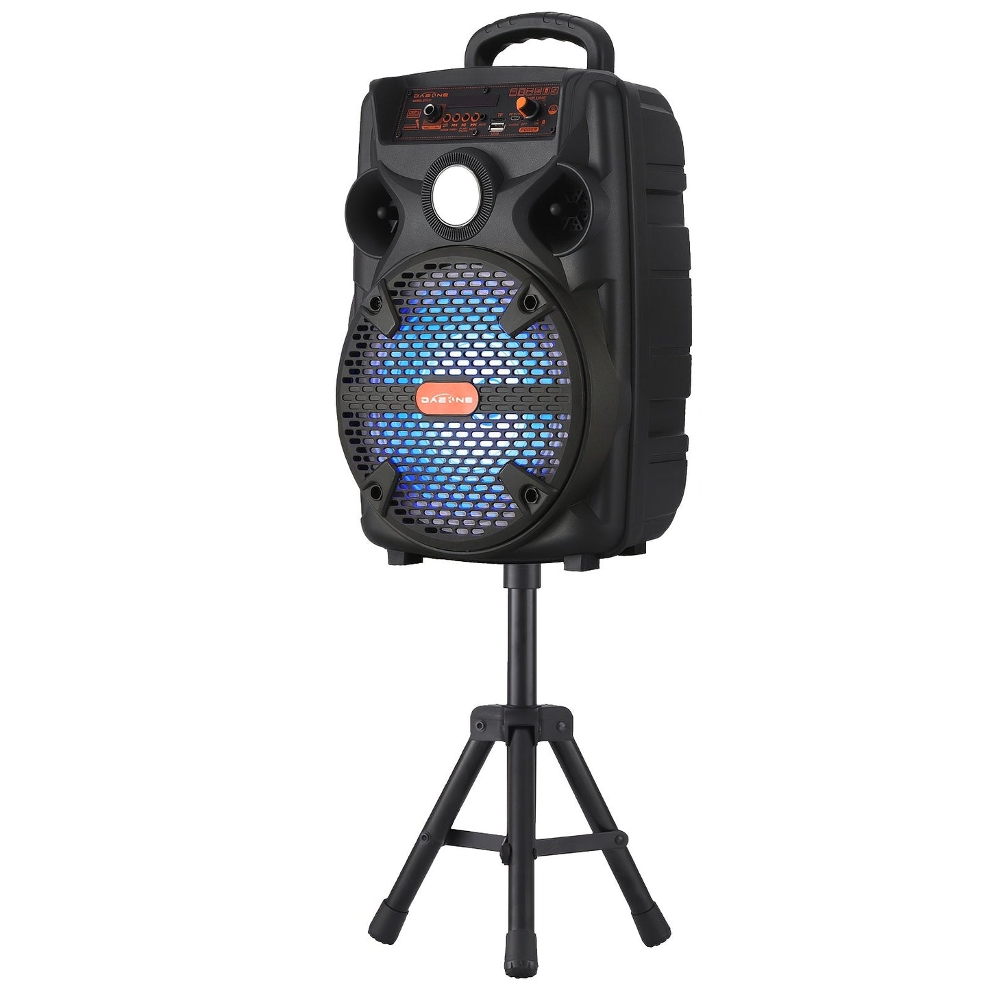 Portable PA Speaker shown in the with Stand option
