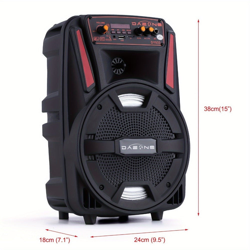 Portable PA Speaker, Remote Control, Wireless, Indoor/Outdoor for Parties and Karaoke detail image