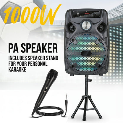 Portable PA Speaker, Remote Control, Wireless, Indoor/Outdoor for Parties and Karaoke detail image - detail view 3