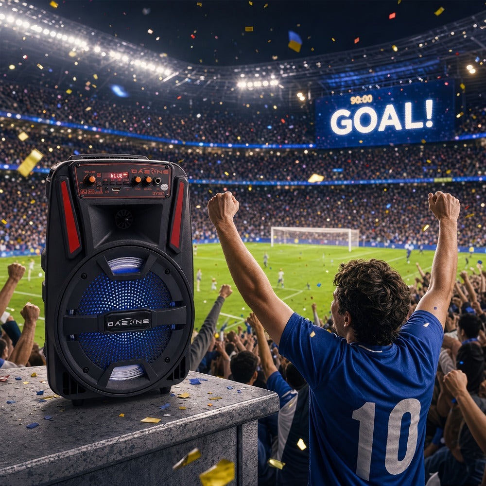 Portable PA Speaker, Remote Control, Wireless, Indoor/Outdoor for Parties and Karaoke detail image - detail view 6
