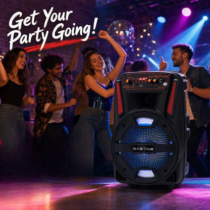 Portable PA Speaker, Remote Control, Wireless, Indoor/Outdoor for Parties and Karaoke detail image - detail view 7