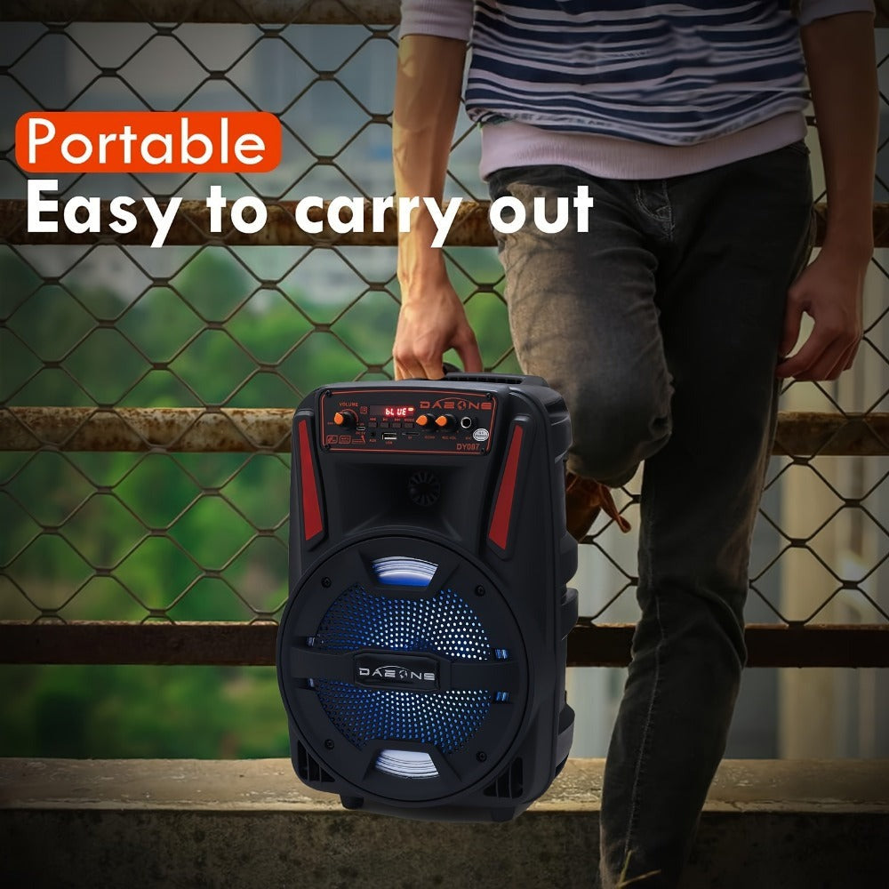Portable PA Speaker, Remote Control, Wireless, Indoor/Outdoor for Parties and Karaoke detail image - detail view 8