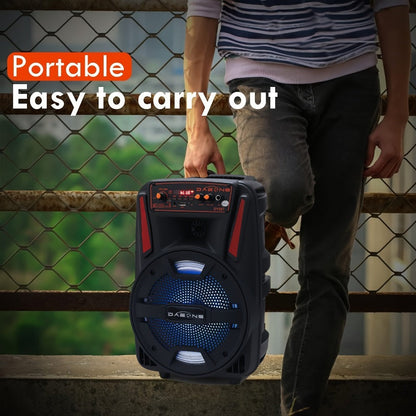 Portable PA Speaker, Remote Control, Wireless, Indoor/Outdoor for Parties and Karaoke detail image - detail view 8