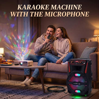 Portable PA Speaker, Remote Control, Wireless, Indoor/Outdoor for Parties and Karaoke detail image - detail view 9