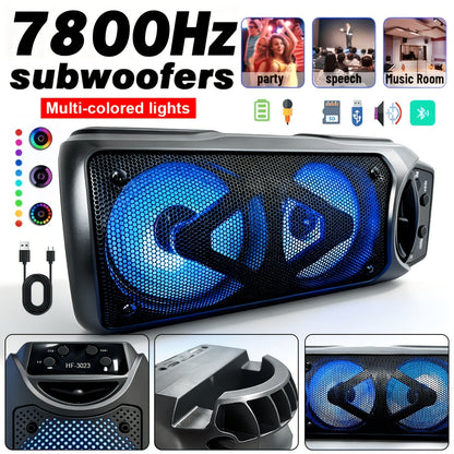 Portable PA Speaker shown in the Black/pro option