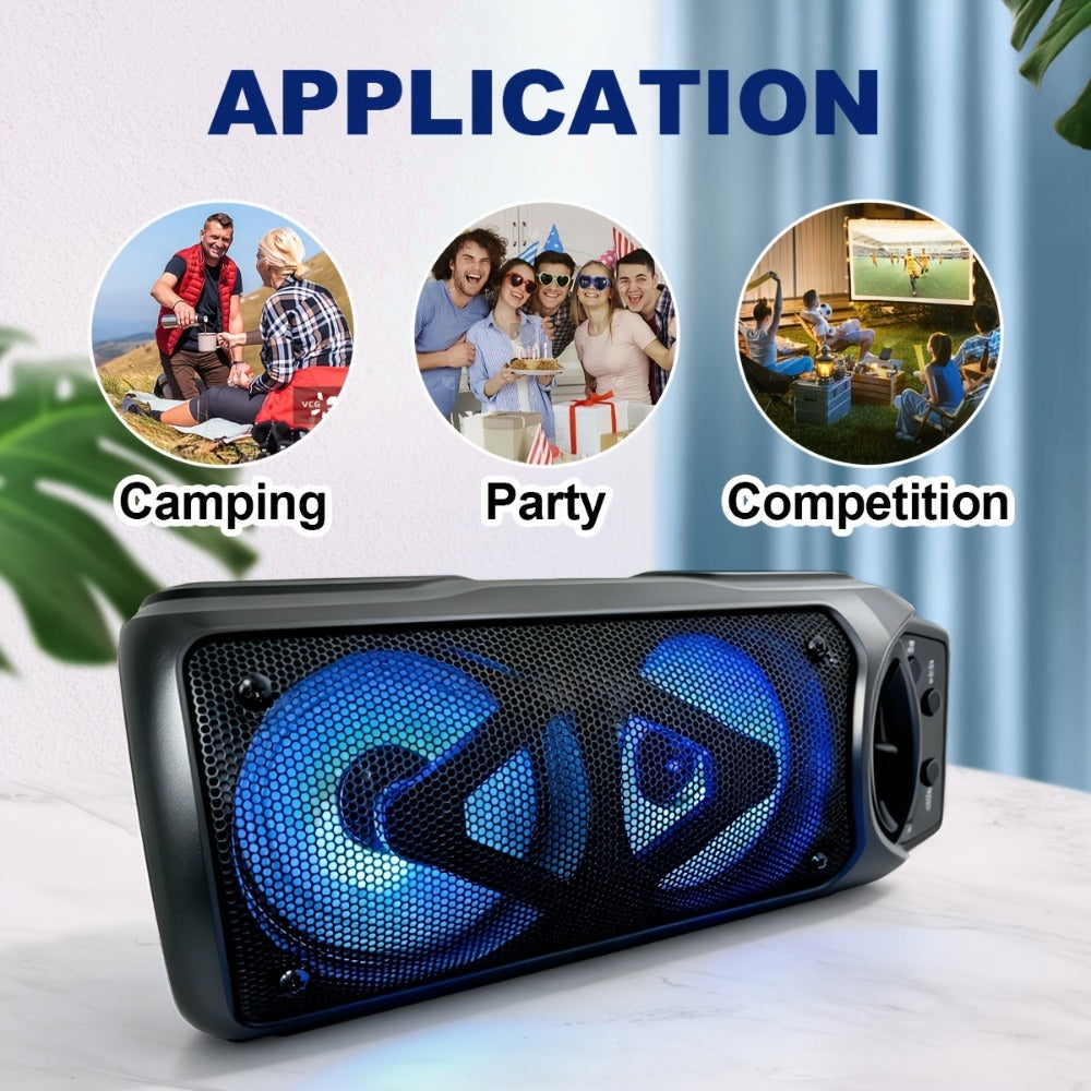 Portable PA Speaker, RGB, Wireless, Easter/Mother, Day for Parties and Karaoke detail image - detail view 4