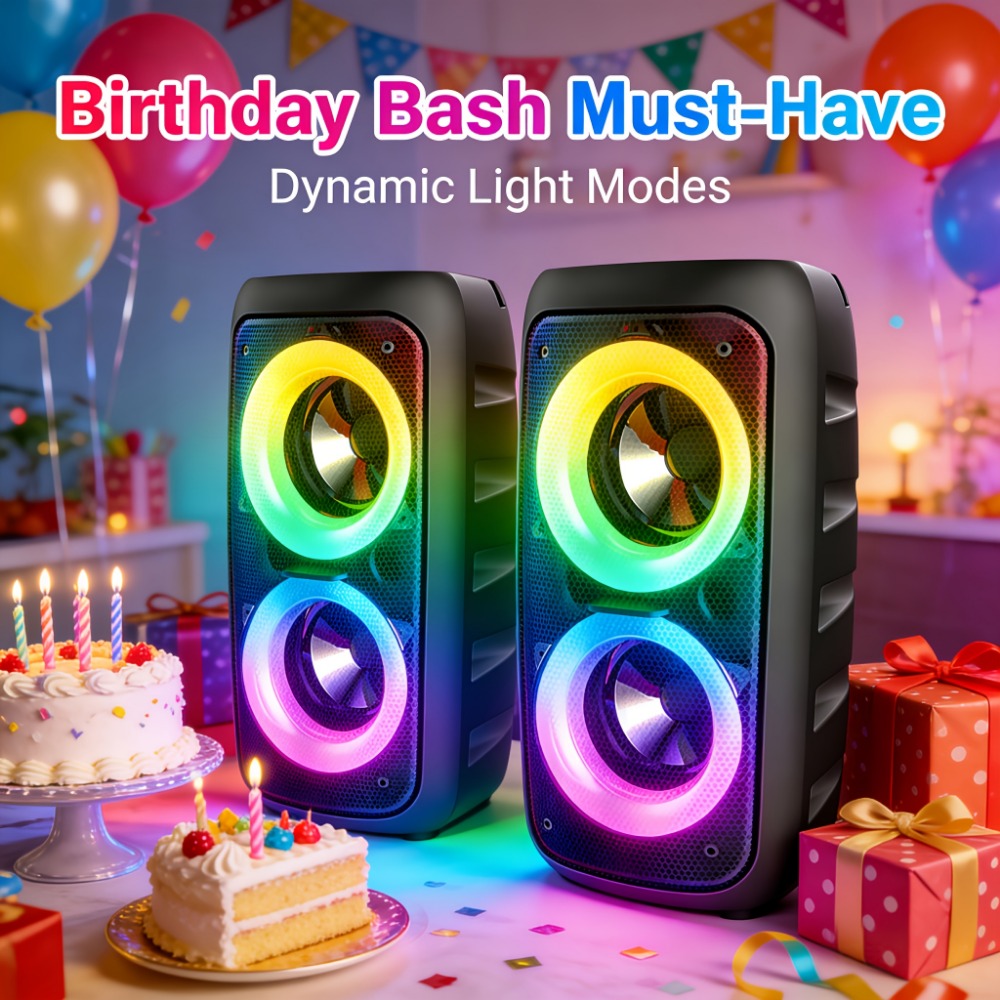 Portable PA Speaker, Sleek Compact, Wireless, USB, Karaoke, Sleek for Parties and Karaoke detail image - detail view 4