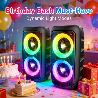 Portable PA Speaker, Sleek Compact, Wireless, USB, Karaoke, Sleek for Parties and Karaoke detail image - detail view 4