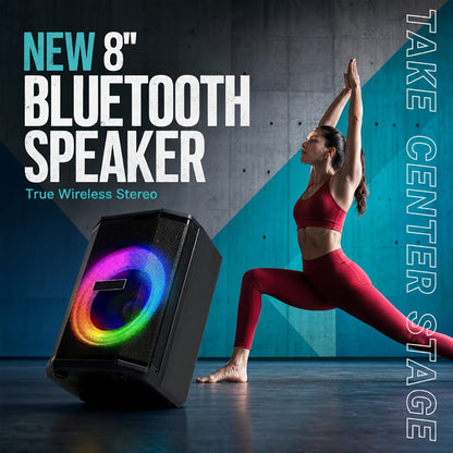 Portable PA Speaker, Sound Activated, Remote Control, Wireless for Parties and Karaoke detail image - detail view 7