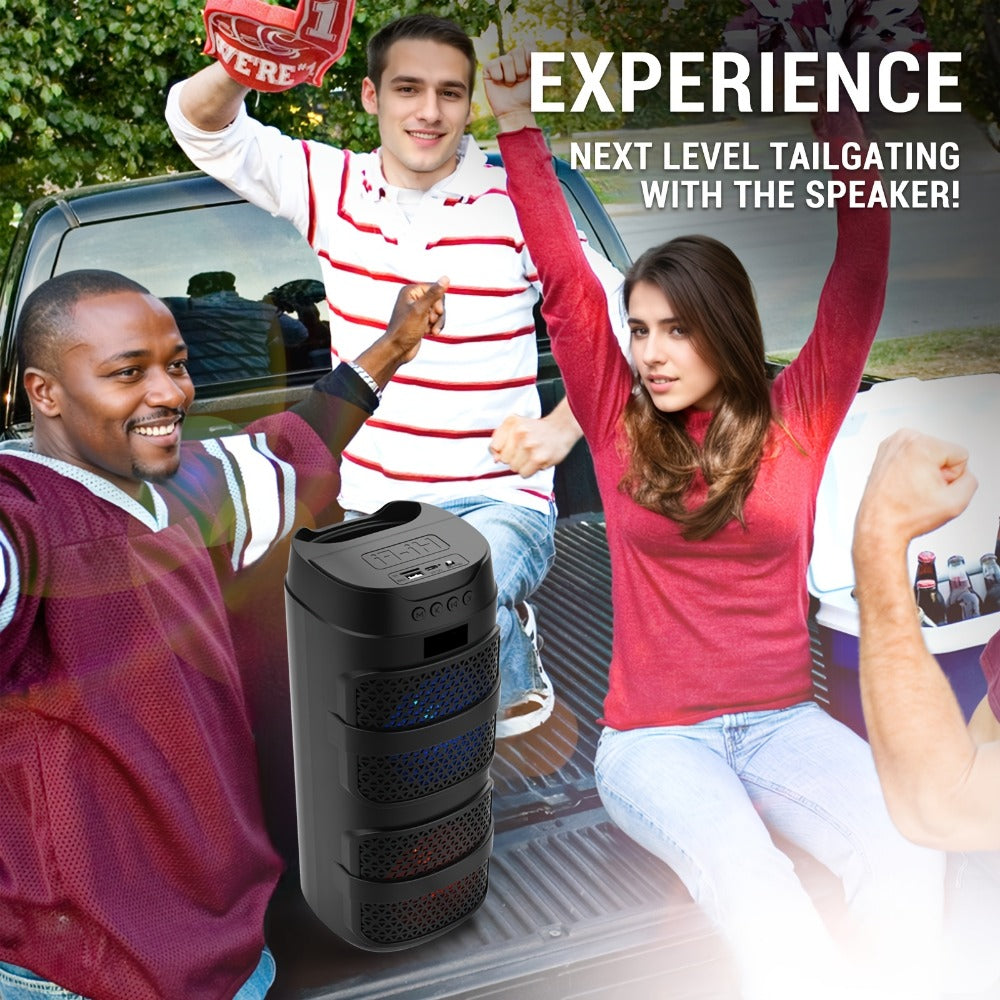 Portable PA Speaker, Stereo, Wireless, USB, 3000Watts, Speakers for Parties and Karaoke detail image - detail view 10