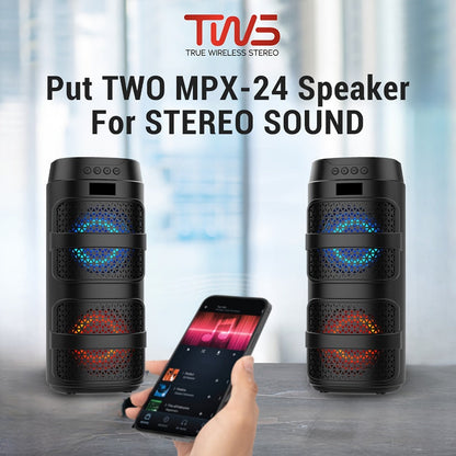 Portable PA Speaker, Stereo, Wireless, USB, 3000Watts, Speakers for Parties and Karaoke detail image - detail view 12
