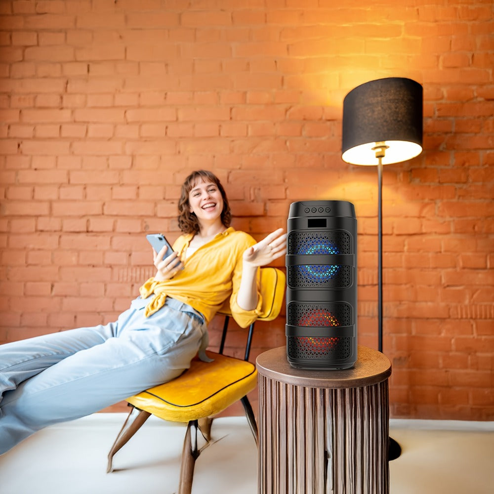 Portable PA Speaker, Stereo, Wireless, USB, 3000Watts, Speakers for Parties and Karaoke detail image - detail view 4