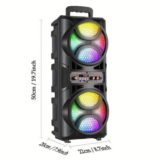 Portable PA Speaker, USB, Wireless, 2500W, System for Parties and Karaoke detail image